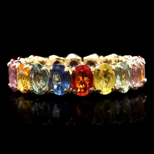 14k Yellow Gold 9.00ct Sapphire Ring: Retail: $5,000.00 ****** 14k Yellow Gold 9.00ct Sapphire Ring ****** Metal: 14k Solid Yellow Gold / Size: 10 / Total Item Weight: 5.5 grams / Country Made: United States / / Main Stone: Sapphire / Col