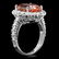 14k Gold 7.25ct Morganite 1.20ct Diamond Ring - 2