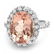 14k Gold 7.25ct Morganite 1.20ct Diamond Ring - 3
