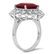 14K Gold 9.51ct Ruby 0.92cts Diamond Ring - 2