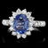 14k Gold 2.00ct Sapphire 0.85ct Diamond Ring