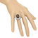14K Gold 4.11ct Fire Agate 1.92cts Diamond Ring - 3