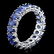 14k White Gold 9.00ct Sapphire Ring - 2