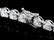 18k White Gold 10.00ct Diamond Tennis Bracelet - 2