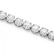 18k White Gold 10.00ct Diamond Tennis Bracelet - 3