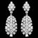 14k Gold 5.32ct Diamond Earrings