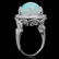 14K Gold 5.67ct Opal 0.88ct Diamond Ring - 2
