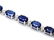 14k Gold 16ct Sapphire 0.75ct Diamond Bracelet - 2