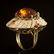 14K Gold 25.15ct Citrine, 0.71ct Fancy Color Sapphire - 3