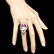 14k Gold 20ct Morganite 0.75ct Diamond Ring - 4