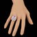 14k Gold 14.00ct Amethyst 0.70ct Diamond Ring - 3