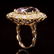 14K Gold 19.68ct Kunzite 2.75ct Diamond Ring - 3