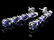 14k Gold 6.00ct Tanzanite 0.45ct Diamond Earrings - 2