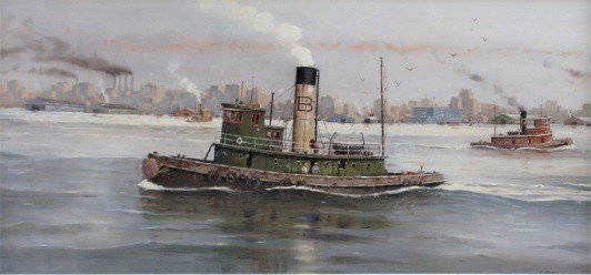 Nicholas Berger: Separate Journeys, 2012: Nicholas Berger Separate Journeys 2012 oil on panel 19 1/2 X 40 1/2 inches