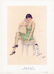 1920s Art Deco French EROS Print-Meunier-Risque Flapper