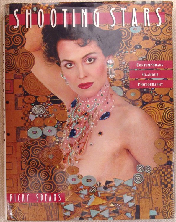 1992 HC Book SHOOTING STARS - 150 80s Celebrity Photos: This is a 1992 book by Ricky Spears titled Shooting Stars: Contemporary Glamour Photography. Published in New York by Steweart Tabori & Chang. Printed on glossy paper. 153 full-page color and b/w phot