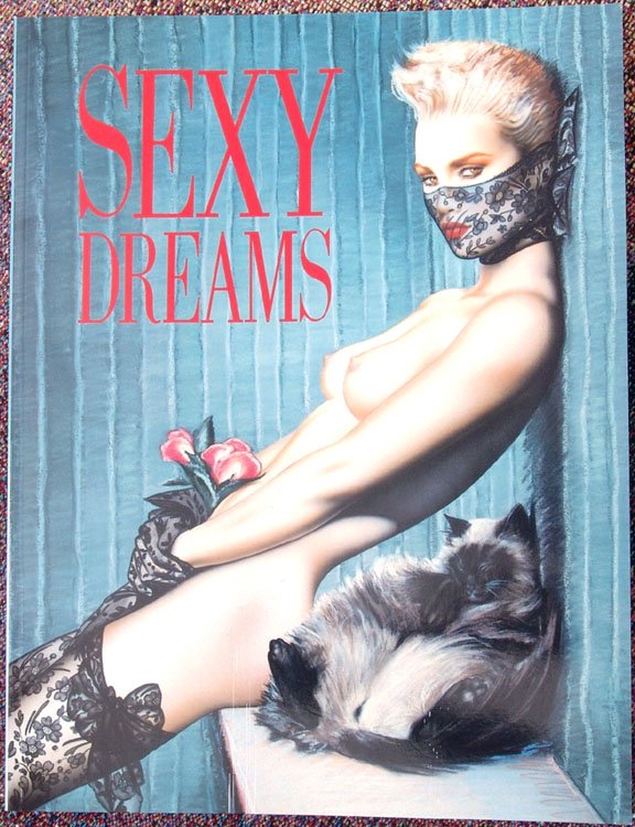 1991 Book SEXY DREAMS Erotic Fantasy Illustrations: This is a 1991 book titled Sexy Dreams. Published by Taschen, Berlin. First edition. Softcover. Printed in Germany. The erotic and exotic works of artists such as Olivia De Berardinis, Boris Vallejo, 