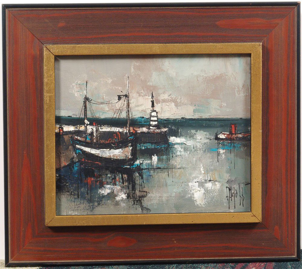 Framed Original 1966 Painting ALDO Mid-Century Modern: This is an original vintage 1966 painting by Aldo. Signed "Aldo 66." We believe this may be by Aldo Luongo, but we cannot confirm this. A great example of mid-century modern art. Information is attach