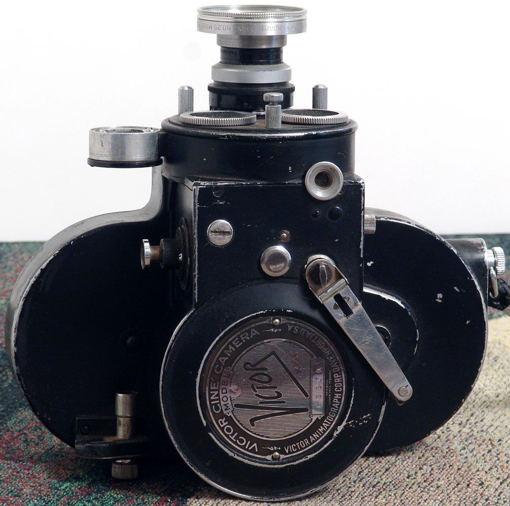 Old Victor Model 4 Cine Camera Moving Picture Camera: This is an antique Victor Model 4 Cine Camera. Serial number 21179. ****** We provide in-house shipping. Low shipping costs! Combine items to save even more! Click on the Shipping tab below for detail