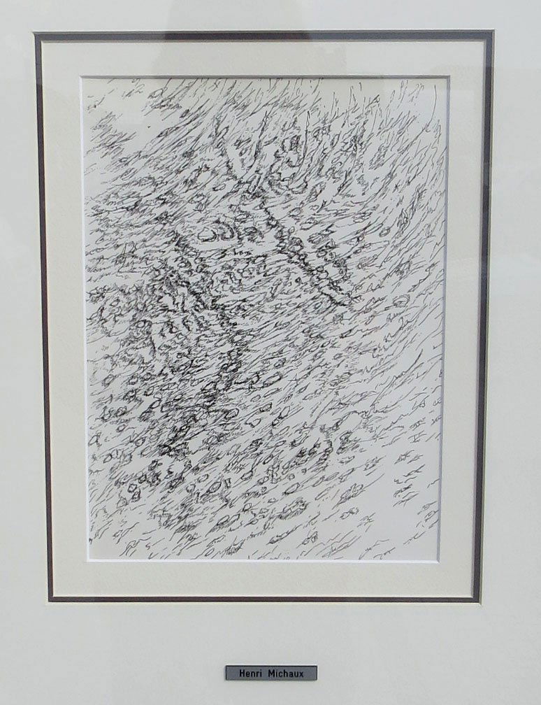 Untitled: HENRI MICHAUX Lithography original XXe century