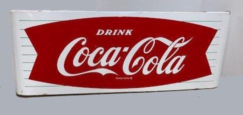 Coca Cola sign with the familiar fish tail with "Drink (1 of 1)