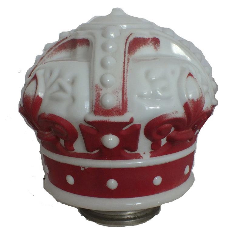 Crown Globe as would be used to top a vintage gas pump. (1 of 1)