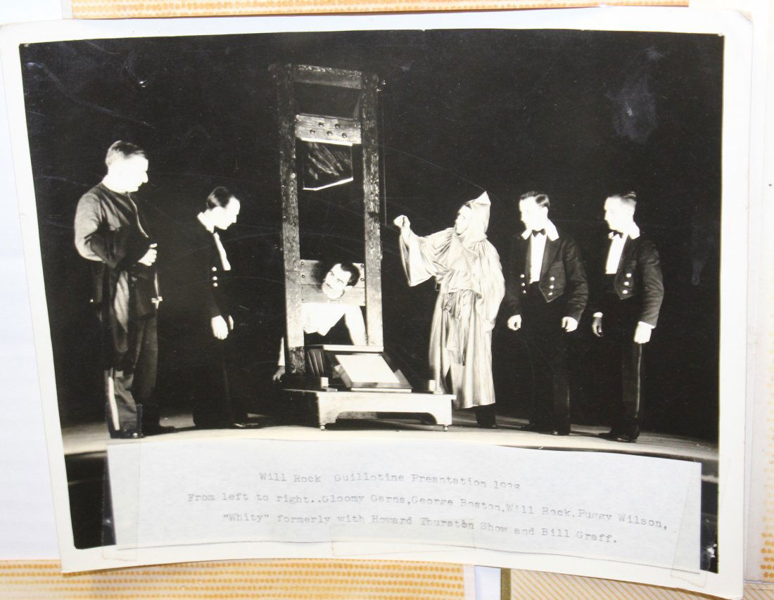 NOTEBOOK WITH B & W PHOTOS FROM MAGICIAN H. THURSTON (1 of 4)