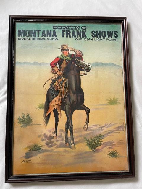 Montana Frank Shows Poster (1 of 2)