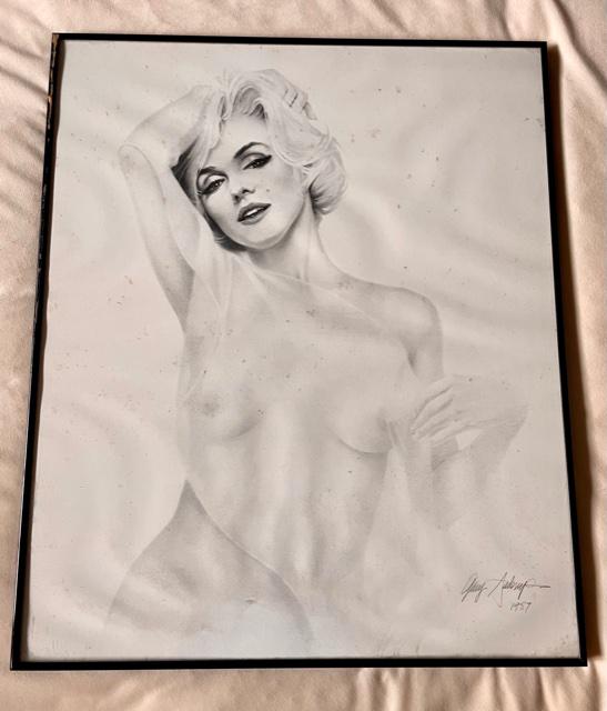 FULL FRONTAL  MARILYN  MONROE BY GARY SADERUP 1987 (1 of 1)