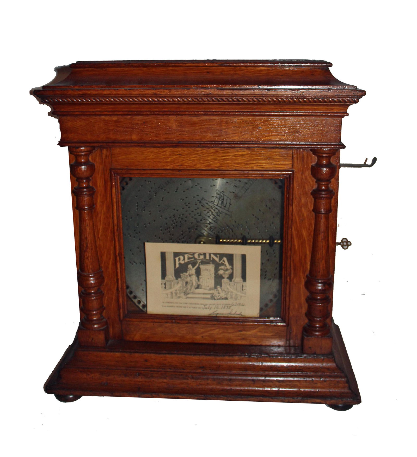 REGINA TABLETOP COIN OP MUSIC BOX (1 of 1)