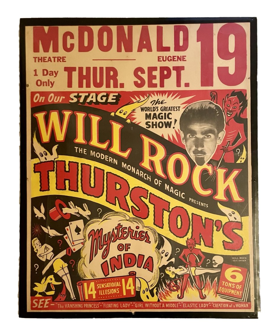Will Rock Presents Thurston At McDonald Theatre Poster (1 of 1)