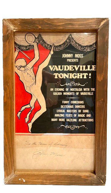 Signed Johnny Moss Vaudeville Tonight (1 of 2)