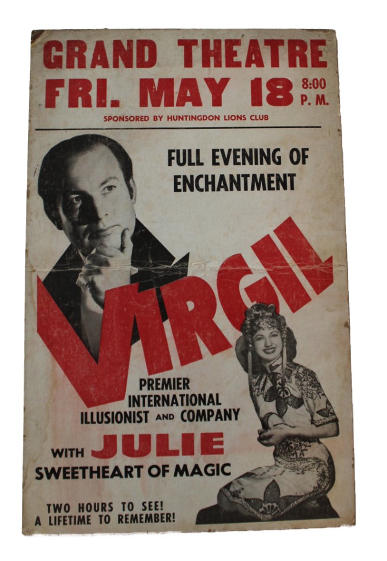 Window Card For Virgil And Julie at   The Grand Theatre (1 of 1)