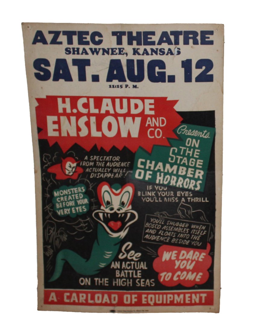 Chamber of Horrors Window Card (1 of 1)