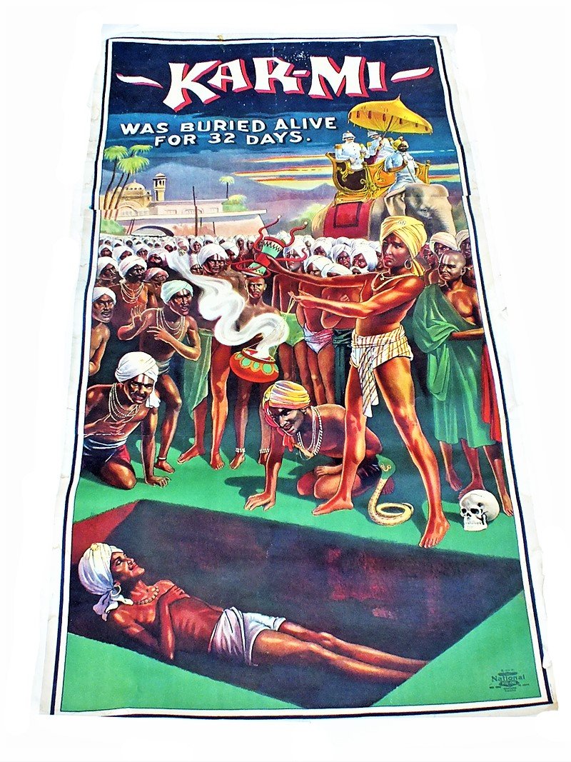 Kar-mi Buried Alive For 32 days   Lithograph (1 of 8)