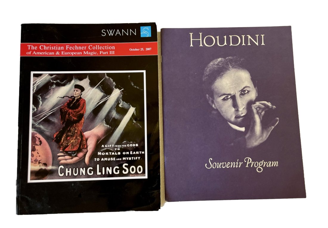 Auction Catalog and Houdini Souvenir Program (1 of 2)