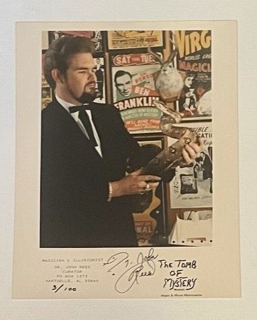 Signed photograph of Dr John Reed (1 of 1)