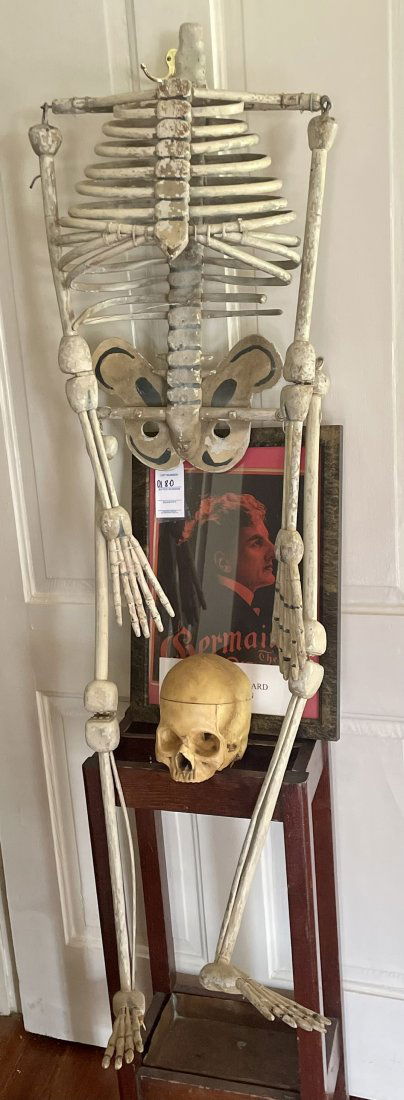 Rare 120-year-old wooden prop skeleton attributed to Karl Germain (1 of 5)