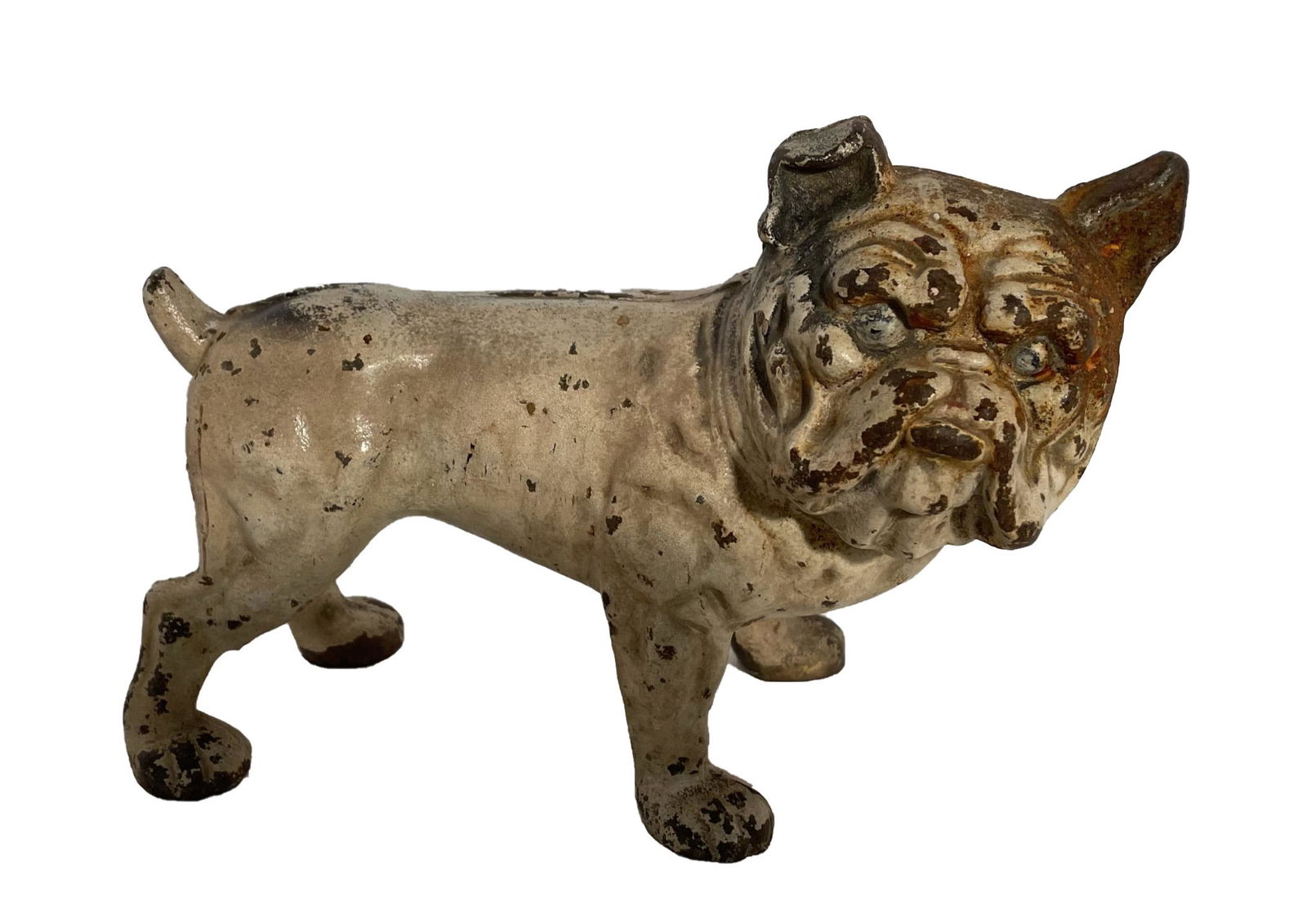 ANTIQUE BULLDOG CAST IRON DOORSTOP (1 of 1)