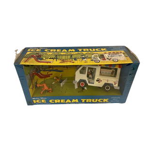CIRCA 1960s MICKEY MOUSE ICE CREAM TRUCK: CIRCA 1960s MICKEY MOUSE ICE CREAM TRUCK IN THE BOX