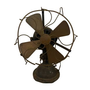 DIEHL ELECTRIC FAN: VINTAGE DIEHL FAN MEASURES 13.5 L X 18.H