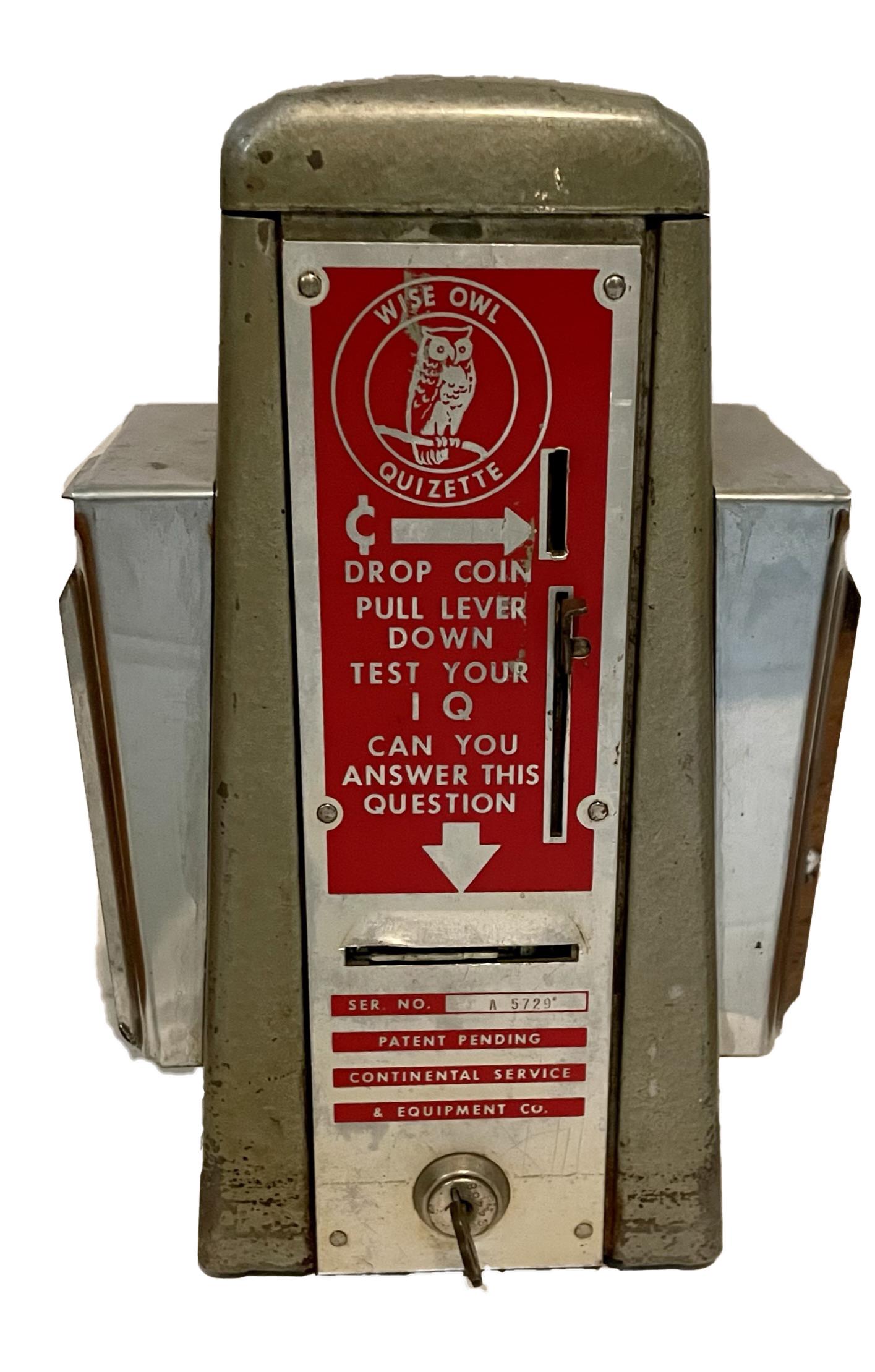 WISE OWL QUIZETTE NAPKING HOLDER W/KEY (1 of 1)