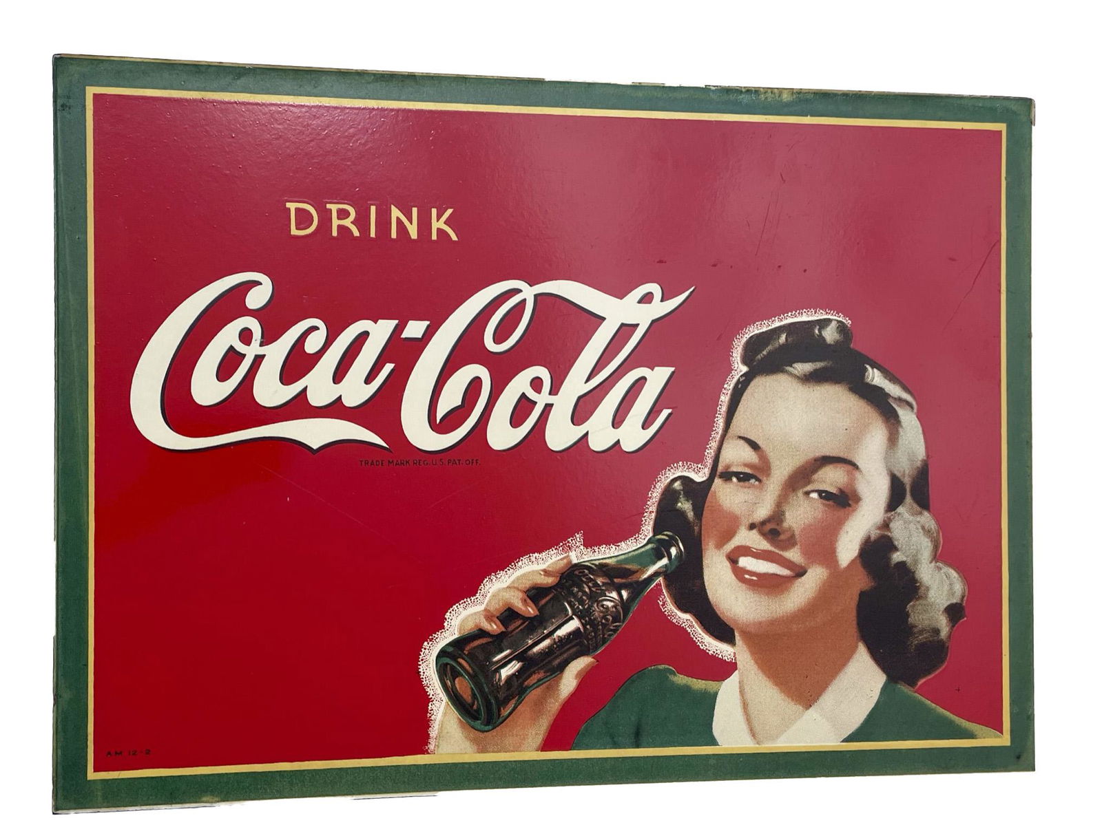 DRINK COCA COLA RED AND GREEN ADVERTISEMENT (1 of 2)