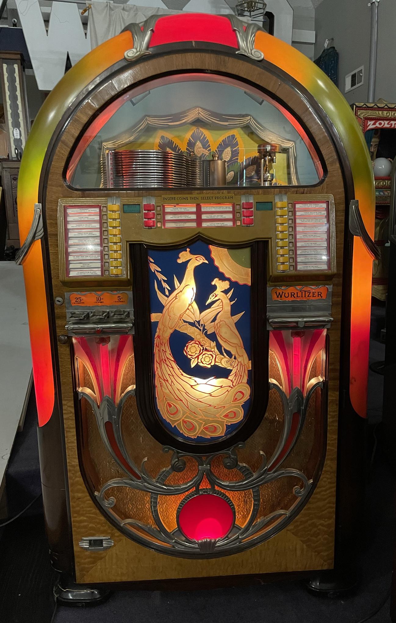 850 PEACOCK WURLITZER JB (1 of 1)