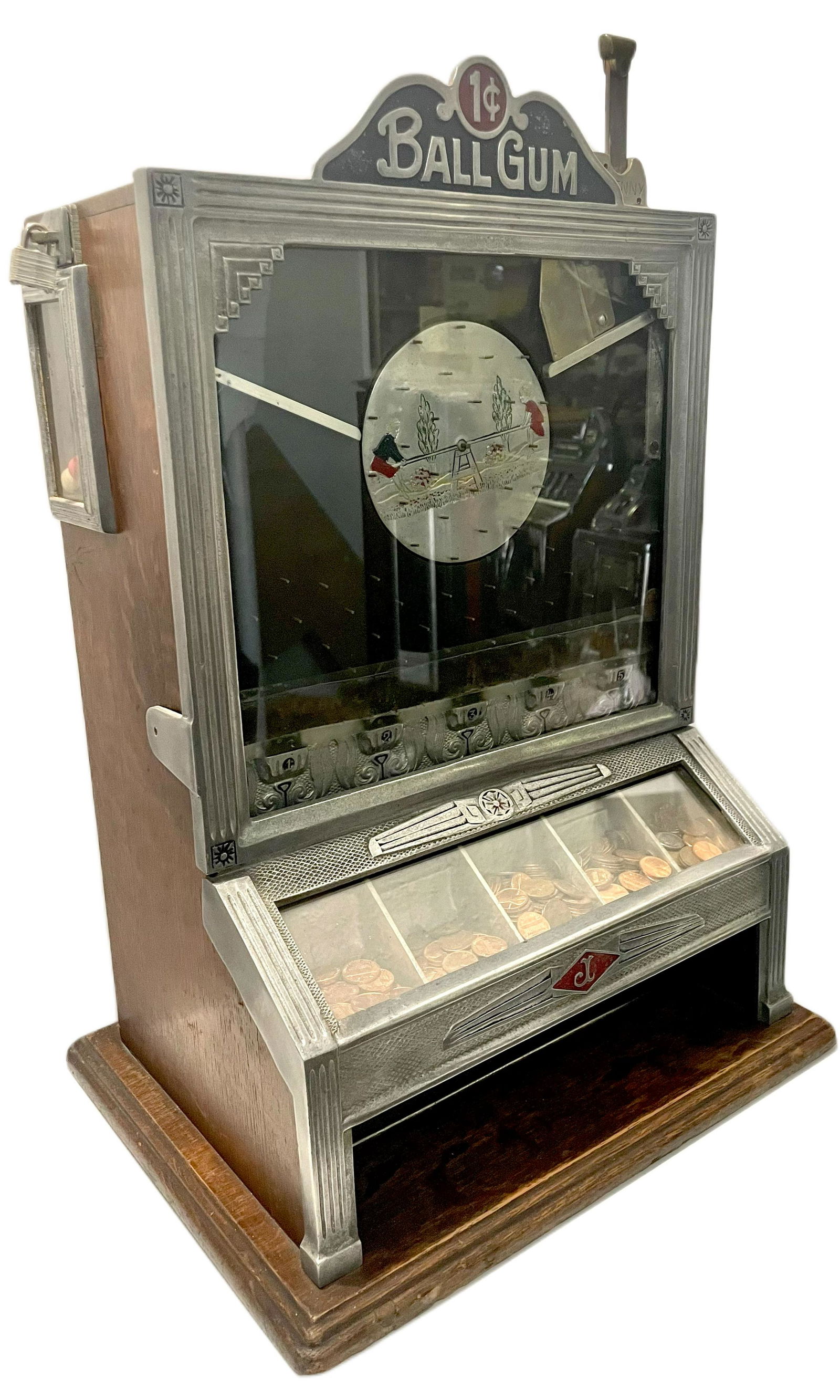 JENNINGS 1C BALL GUM ROCK-A-WAY (1 of 6)