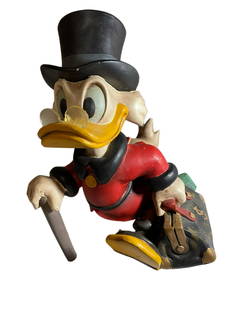 DISNEY'S DONALD DUCK RESIN STATUE: DONALD DUCK STATUE RESIN CONSISTENCY DIMENSIONS ARE