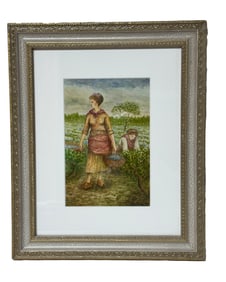 MATTED AND FRAMED HENRY JOHN YEEND KING (1855-1924)