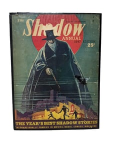 THE SHADOW ANNUAL 1947 EDITION HARD COVER YEARBOOK BY STREET & SMITH PUBLICATIONS SUBTITLE “TH