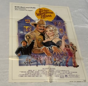 ORIGINAL THE BEST LITTLE WHOREHOUSE IN TEXAS. ONE SHEET MOVIE POSTER