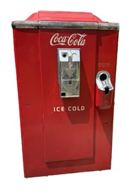 RARE COCA COLA MACHINE MILLS NOVELTY COMPANY MODEL 47B